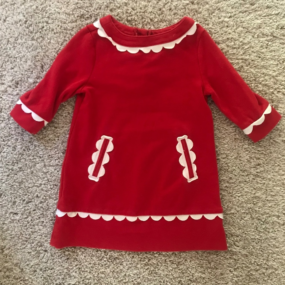 babyGap red toddler dress sz 2t